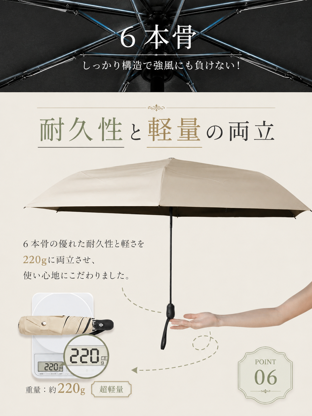 【本日セール終了⏰】5秒でたためる完全遮光日傘【顧客満足度No.1獲得商品🥇】