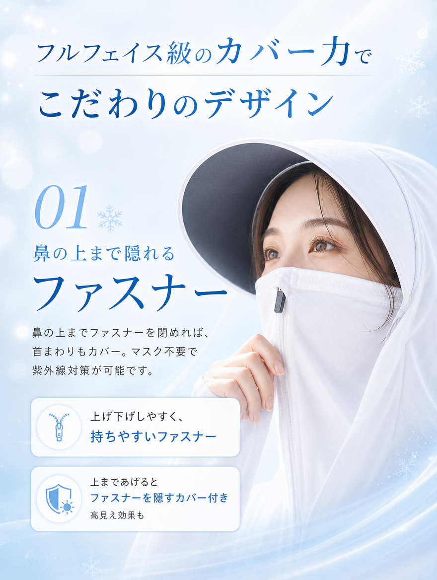 【本日セール終了⏰】UVカットパーカー レディース サンバイザー付 接触冷感 UPF50+ フェイスカバー 指穴付き