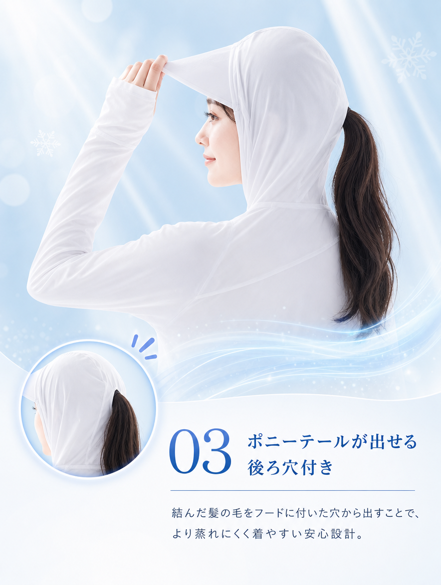 【本日セール終了⏰】UVカットパーカー レディース サンバイザー付 接触冷感 UPF50+ フェイスカバー 指穴付き