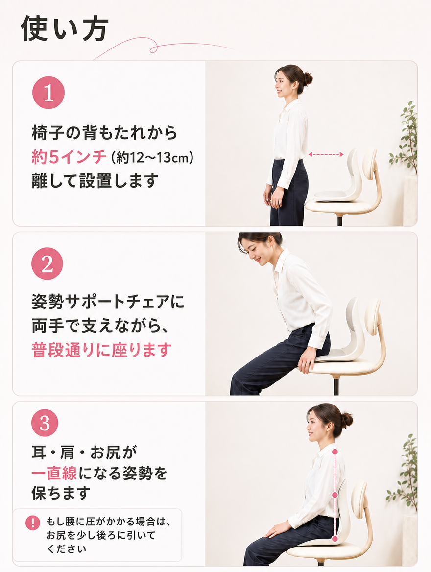 【本日セール終了⏰】姿勢サポートチェア 骨盤サポート 猫背対策