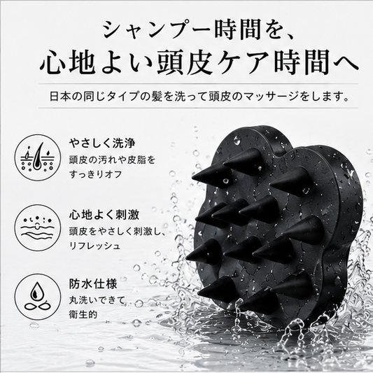 やさしく洗浄 心地よく刺激 防水仕様