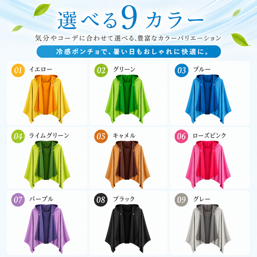 選べる9カラー