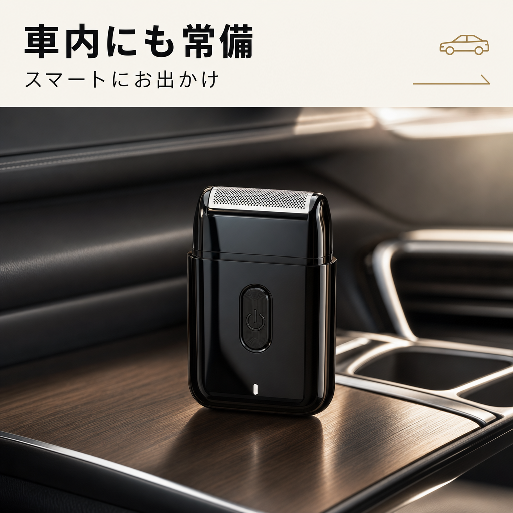 車内にも常備