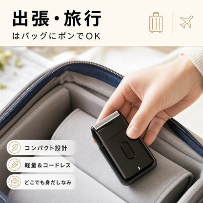 出張・旅行はバッグにポンでOK
