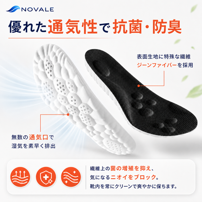 優れた通気性で抗菌・防臭