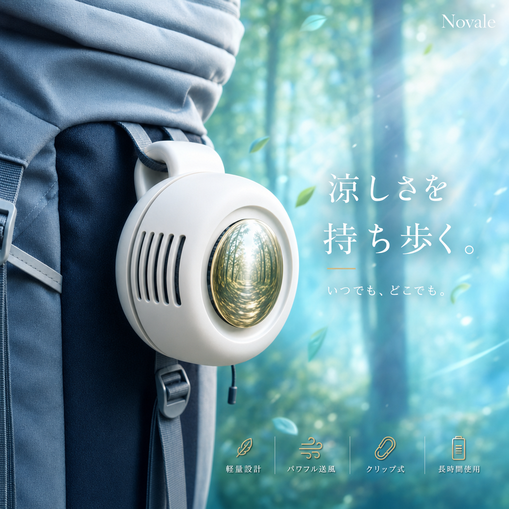 涼しさを持ち歩く いつでもどこでも