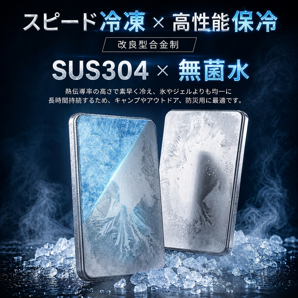 スピード冷凍×高性能保冷 SUS304