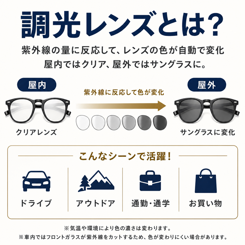 調光レンズとは