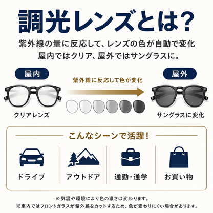 調光レンズとは