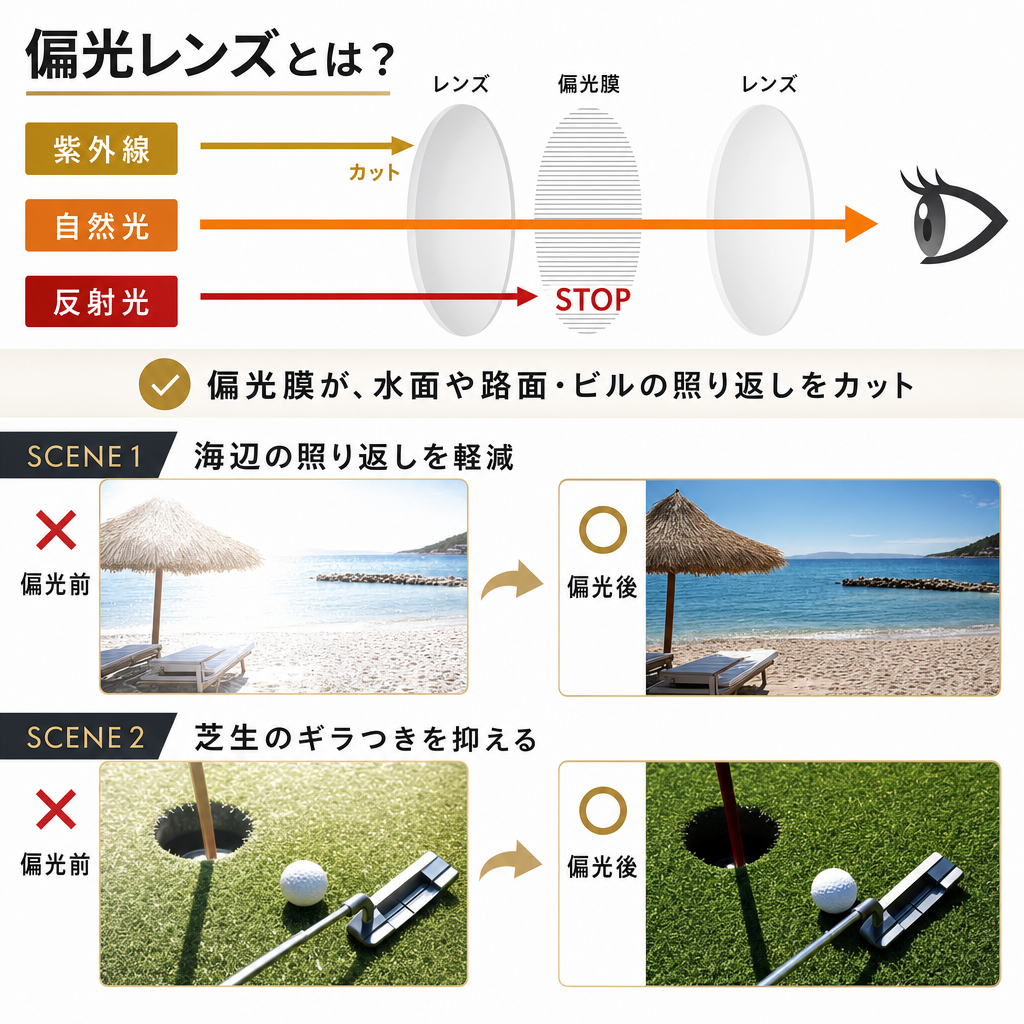偏光レンズとは
