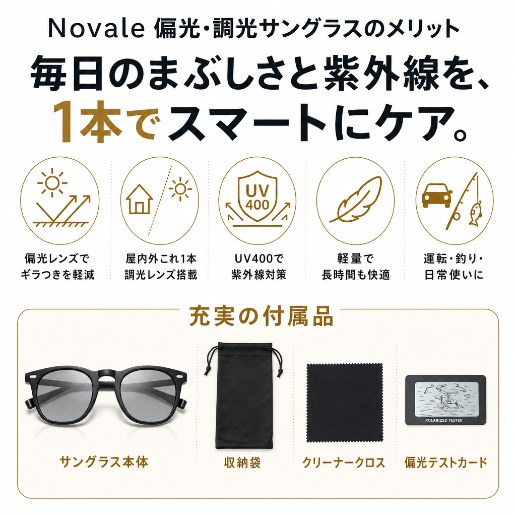 メリットと付属品