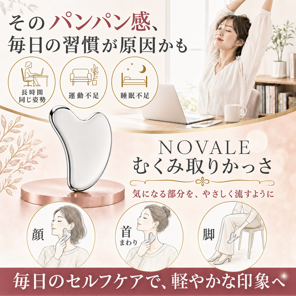 そのパンパン感、毎日の習慣が原因かも