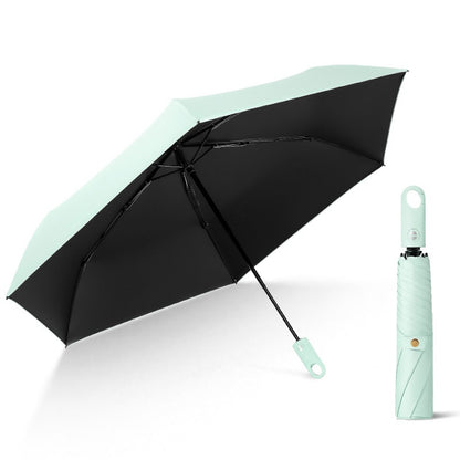 【本日セール終了⏰】【カラビナ付き🪝】完全遮光 折りたたみ日傘 晴雨兼用