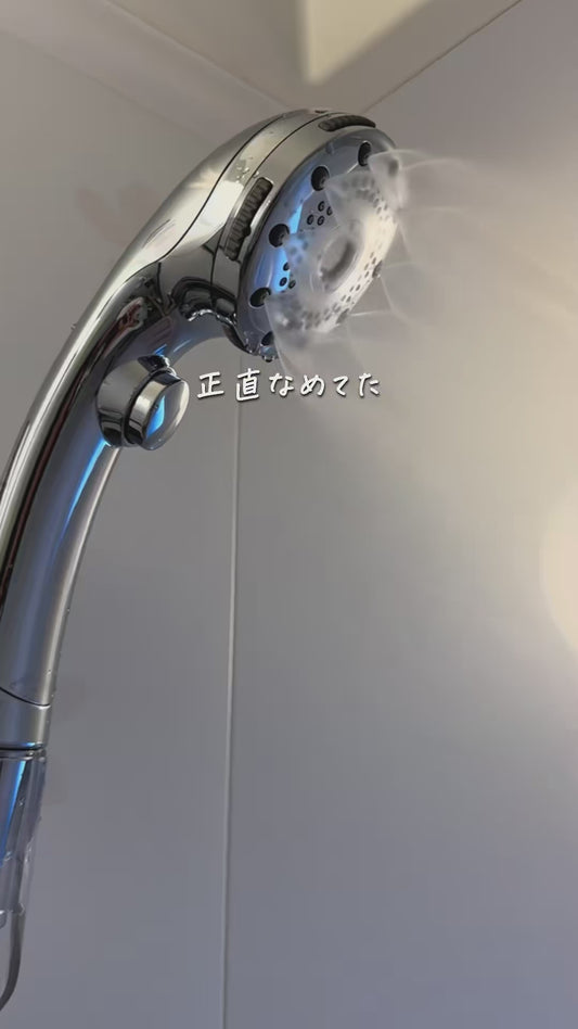 【本日セール終了⏰】マイクロナノバブル シャワーヘッド 節水90% ナノバブル12億個 5段階モード 保温 保湿 美容