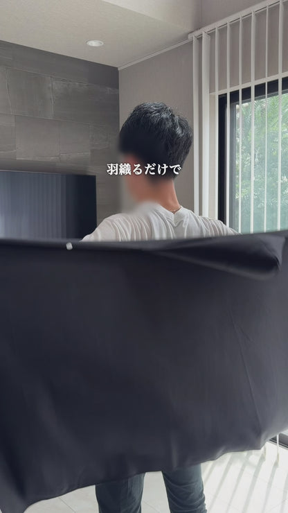 【本日セール終了⏰】冷感ポンチョ 羽織るだけでひんやり｜UVカット99%※